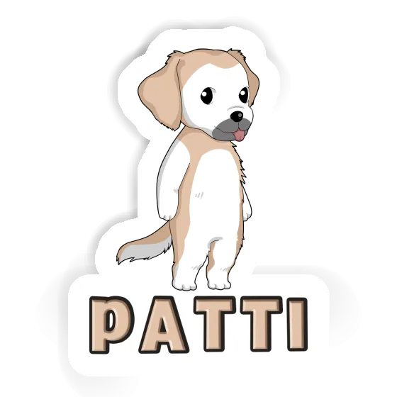 Sticker Golden Retriever Patti Notebook Sticker Golden Retriever Patti Gift package Image