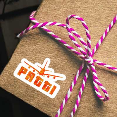 Sticker Airplane Patti Notebook Sticker Airplane Patti Gift package Image