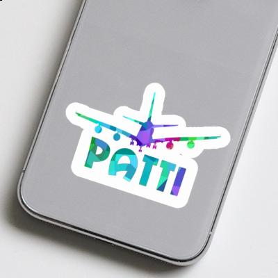 Sticker Airplane Patti Sticker Airplane Patti Image