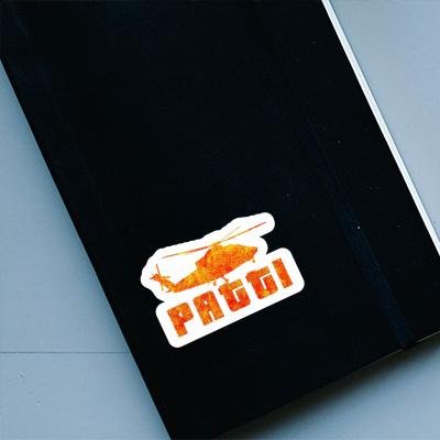 Sticker Patti Helicopter Notebook Sticker Patti Helicopter Notebook Image