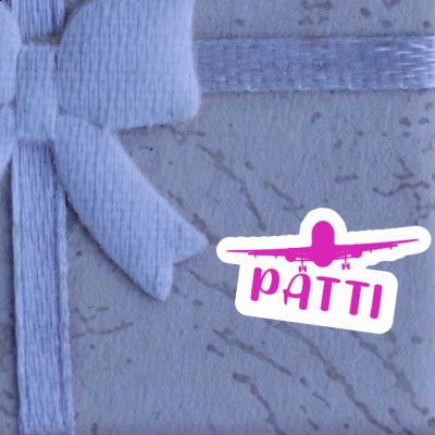 Patti Sticker Airplane Laptop Patti Sticker Airplane Laptop Image