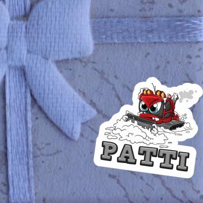 Sticker Snow groomer Patti Notebook Sticker Snow groomer Patti Gift package Image