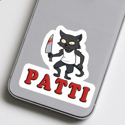 Sticker Psycho Cat Patti Gift package Image
