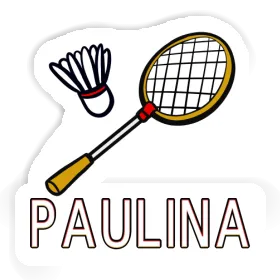 Sticker Paulina Badminton Racket Image