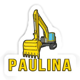 Sticker Excavator Paulina Image