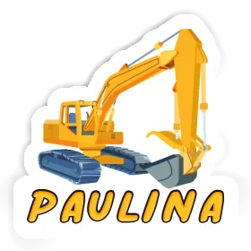 Sticker Excavator Paulina Image