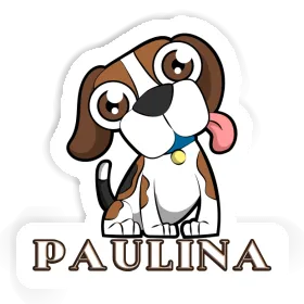 Beagle Sticker Paulina Image