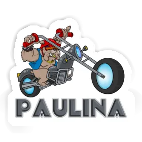 Sticker Paulina Biker Image