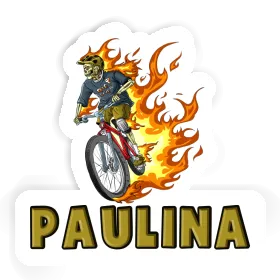 Sticker Paulina Freeride Biker Image