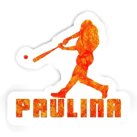 Paulina Autocollant Joueur de baseball Image