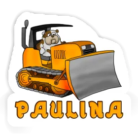 Sticker Paulina Bulldozer Image