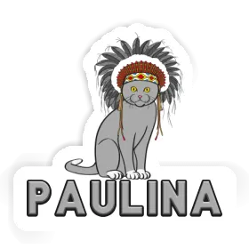 Sticker Paulina Cat Image