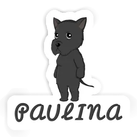 Giant Schnauzer Sticker Paulina Image