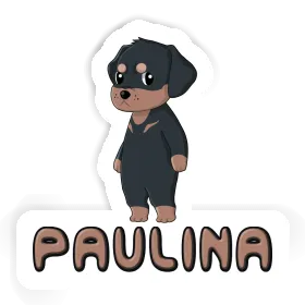 Rottweiler Sticker Paulina Image