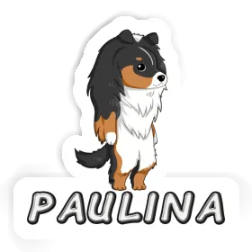 Paulina Sticker Shetland Sheepdog Image