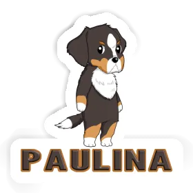 Bernese Mountain Dog Sticker Paulina Image