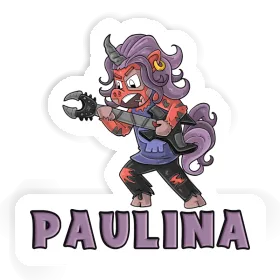 Rocking Unicorn Sticker Paulina Image