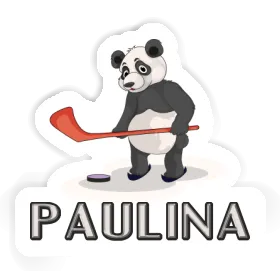 Sticker Ice Hockey Panda Paulina Image