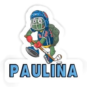 Paulina Sticker Hockey Player Image