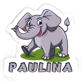 Sticker Elephant Paulina Image