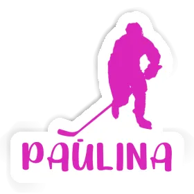 Sticker Paulina Hockey Player Image