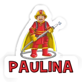 Sticker Firefighter Paulina Image