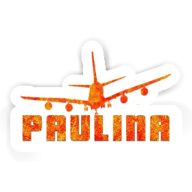 Airplane Sticker Paulina Image