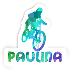 Freeride Biker Sticker Paulina Image