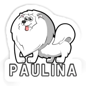 German Spitz Sticker Paulina Image