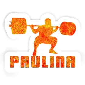 Weightlifter Sticker Paulina Image