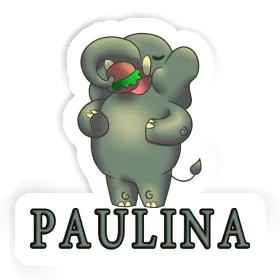 Elephant Sticker Paulina Image