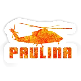 Sticker Paulina Helicopter Image