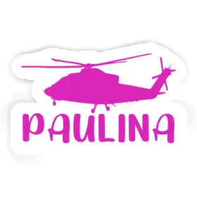 Paulina Sticker Helicopter Image