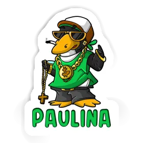 Sticker Paulina Hip-Hop Penguin Image