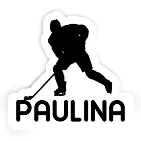 Hockey Player Sticker Paulina Image