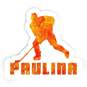 Sticker Hockey Player Paulina Image