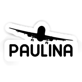 Airplane Sticker Paulina Image