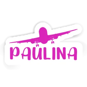 Airplane Sticker Paulina Image