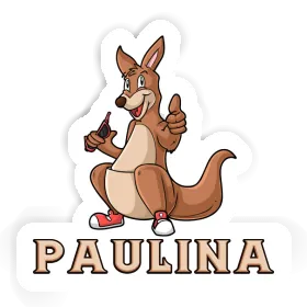 Känguru Aufkleber Paulina Image