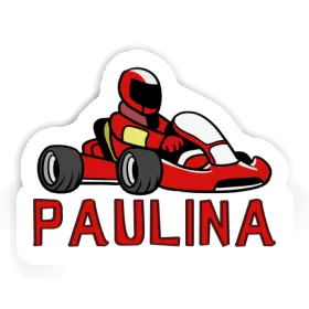 Paulina Sticker Kart Driver Image