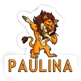 Dabbing Lion Sticker Paulina Image