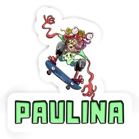 Sticker Paulina Skater Image