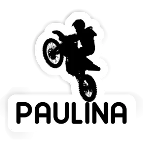 Sticker Paulina Motocross Rider Image