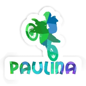 Motocross Jumper Sticker Paulina Image