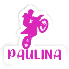 Sticker Motocross Rider Paulina Image