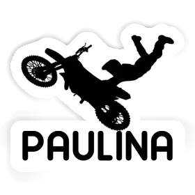 Sticker Paulina Motocross Rider Image