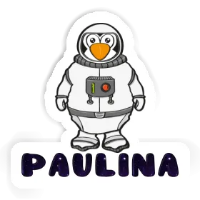 Paulina Sticker Astronaut Image