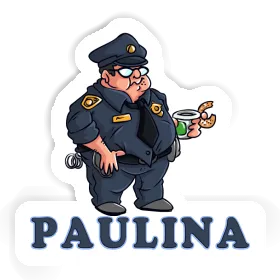 Sticker Police Officer Paulina Image