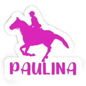 Horse Rider Sticker Paulina Image