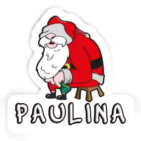 Sticker Paulina Santa Claus Image